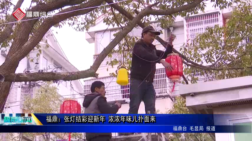 福鼎：張燈結彩迎新年 濃濃年味兒撲面來