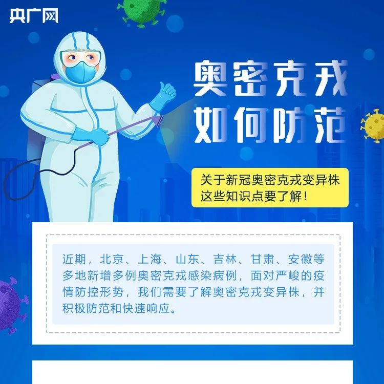 【福鼎科普】一圖讀懂|奧密克戎變異株應當如何防范？