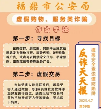 反詐天天報|虛假購物、服務類詐騙