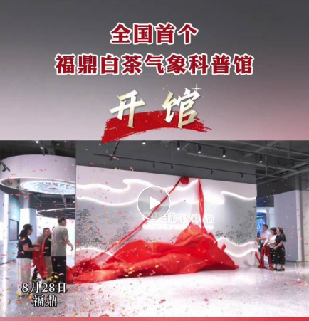首個福鼎白茶氣象科普館開館！